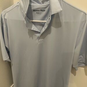 Mizzen+Main Blue Performance Polo Shirt